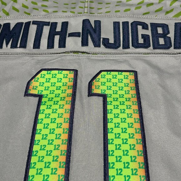 Men's Jaxon Smith-Njigba #11 Seattle Seahawks Stitched Alternate Jersey Large - Picture 5 of 8